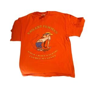 Vintage Violent Femmes 1997 Skateboard Laid Back t-shirt sz L